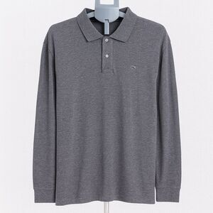 Vineyard Vines by Shep & Ian Mens XL Polo Shirt Red Grey Long Sleeve 100% Cotton